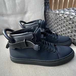 Buscemi 100MM High-top trainer Size 42 EU (9 US) black